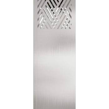 Solar LED Weg Licht Fischgrätenmuster 2 pcs Edelstahl Edelstahl