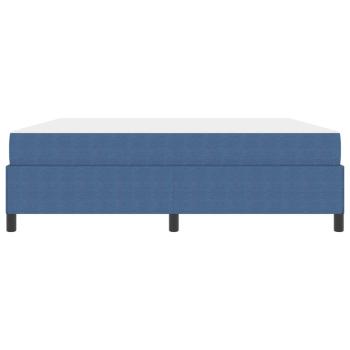 Bettrahmen mit Matratze Blau 180 x 200 cm Stoff