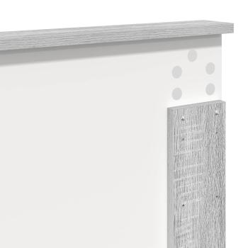Bettrahmen Graues Sonoma 120 x 190 cm Ingenieurs Holz