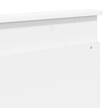 Bettrahmen mit Schubladen Weiß 200 x 200 cm Ingenieurs Holz