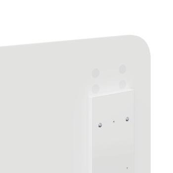 Bettrahmen mit Schubladen Weiß 200 x 200 cm Ingenieurs Holz