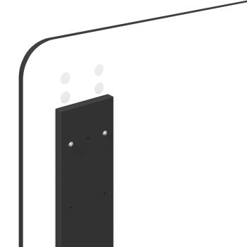 Bettrahmen mit Schubladen Schwarz 75 x 190 cm Ingenieurs Holz