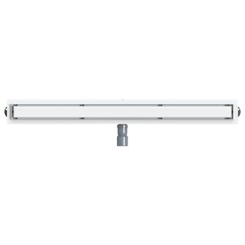 Duschablauf 2-in-1 mit 360° Siphon Silber 100 cm Edelstahl 304