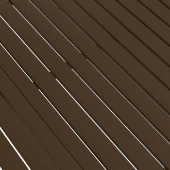 Gartentisch Braun 140x80x72 cm Stahl