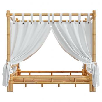 Himmelbett 140x200 cm Bambus