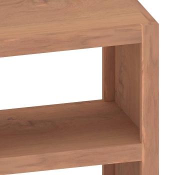 ARDEBO.de - Beistelltisch 45x30x60 cm Massivholz Teak
