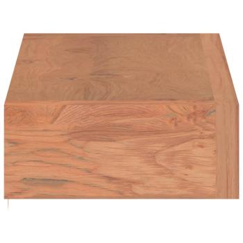 Wandregale 2 Stk. 40x15x4 cm Massivholz Teak