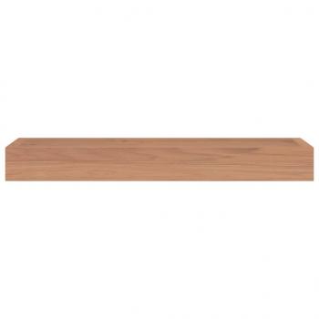 Wandregale 2 Stk. 60x15x4 cm Massivholz Teak