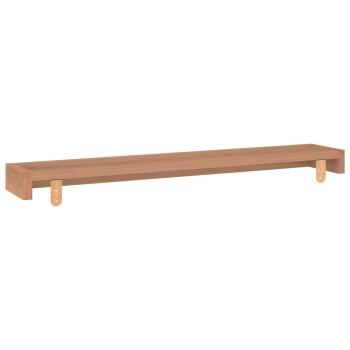 ARDEBO.de - Wandregale 2 Stk. 90x15x4 cm Massivholz Teak