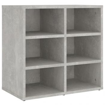 Schuhregal Betongrau 52,5x30x50 cm