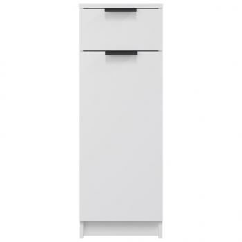 Badschrank Weiß 32x34x90 cm Holzwerkstoff