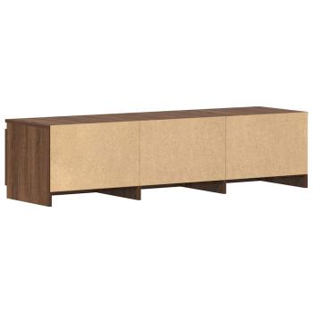 TV-Schrank Braun Eichen-Optik 140x40x35,5 cm Holzwerkstoff