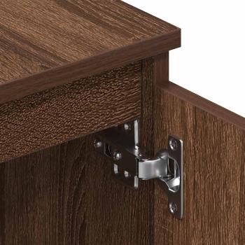 TV-Schrank Braun Eichen-Optik 140x40x35,5 cm Holzwerkstoff