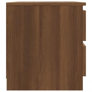 Nachttisch Braun Eiche-Optik 50x39x43,5 cm Holzwerkstoff