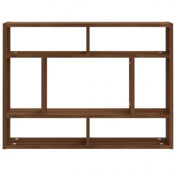 Wandregal Braun Eichen-Optik 75x16x55 cm Holzwerkstoff