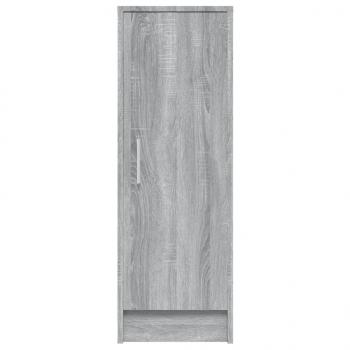 Schuhregal Grau Sonoma 32x35x92 cm Holzwerkstoff