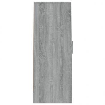 Schuhregal Grau Sonoma 32x35x92 cm Holzwerkstoff