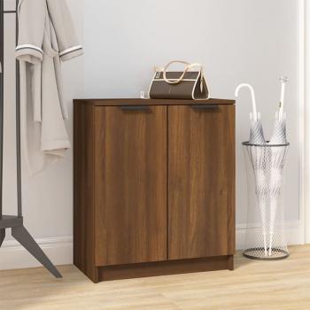 ARDEBO.de - Schuhschrank Braun Eichen-Optik 59x35x70 cm Holzwerkstoff