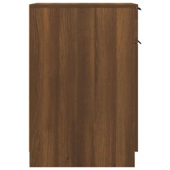 Schreibtischschrank Braun Eichen-Optik 33,5x50x75 cm