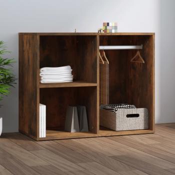 ARDEBO.de - Regal für Schminktisch Räuchereiche 80x40x65 cm Holzwerkstoff