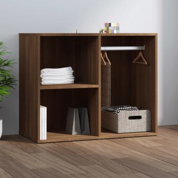 ARDEBO.de - Regal für Schminktisch Braun Eichen-Optik 80x40x65 cm