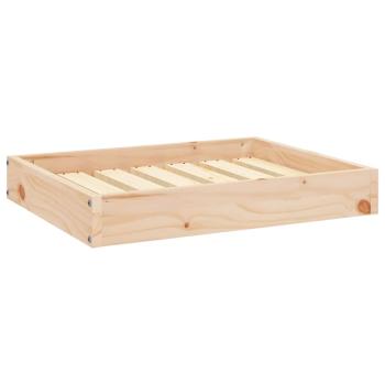 Hundebett 61,5x49x9 cm Massivholz Kiefer