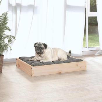 Hundebett 61,5x49x9 cm Massivholz Kiefer