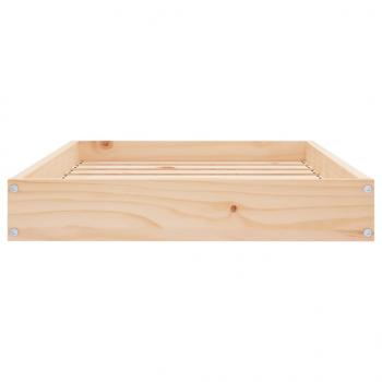 Hundebett 71,5x54x9 cm Massivholz Kiefer