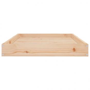 Hundebett 91,5x64x9 cm Massivholz Kiefer