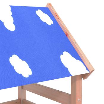 Spielturm Braun 110,5 x 52,5 x 215 cm Massives Douglasienholz