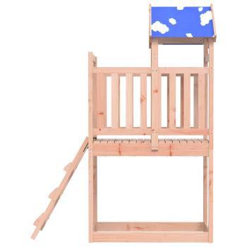 Spielturm Braun 52,5 x 110,5 x 215 cm Massives Douglasienholz