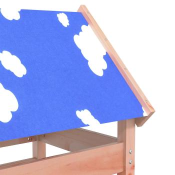 Spielturm Braun 52.5 x 85 x 239 cm Massives Douglasienholz