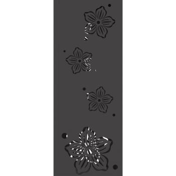 Solar LED Weg Licht 2 pcs Schwarz Kalt gewalzter Stahl