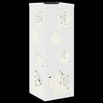 Solar LED Weg Licht 2 pcs Weiß Kalt gewalzter Stahl