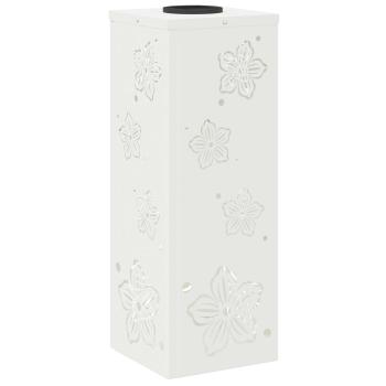 Solar LED Weg Licht 2 pcs Weiß Kalt gewalzter Stahl