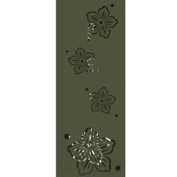 Solar LED Weg Licht 2 pcs Olive Grün Kalt gewalzter Stahl