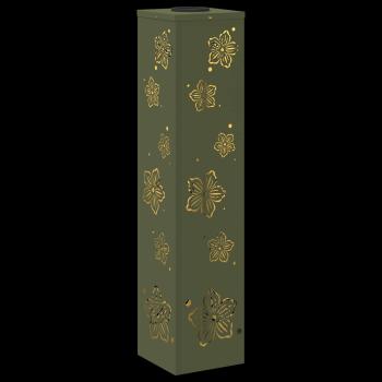 Solar LED Weg Licht 2 pcs Olive Grün Kalt gewalzter Stahl