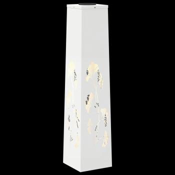 ARDEBO.de - Solar LED Weg Licht 2 pcs Weiß Kalt gewalzter Stahl