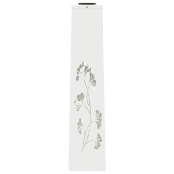 Solar LED Weg Licht 2 pcs Weiß Kalt gewalzter Stahl