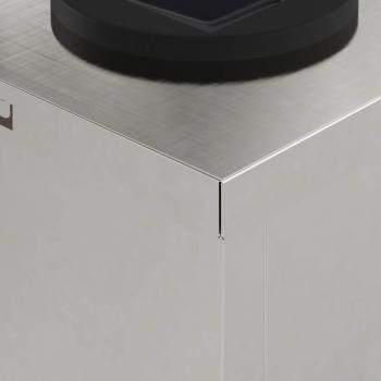 Solar LED Weg Licht 2 pcs Edelstahl Edelstahl