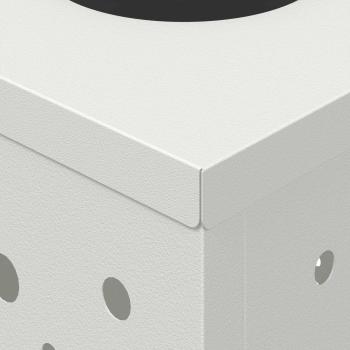 Solar LED Weg Licht 2 pcs Weiß Kalt gewalzter Stahl