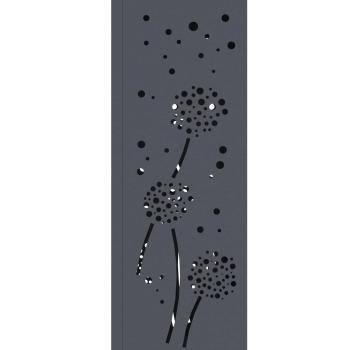 Solar LED Weg Licht 2 pcs Anthrazit Kalt gewalzter Stahl