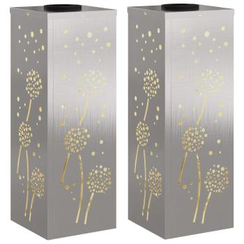 Solar LED Weg Licht 2 pcs Edelstahl Edelstahl