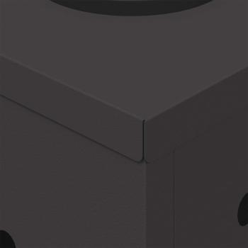 Solar LED Weg Licht 2 pcs Schwarz Kalt gewalzter Stahl