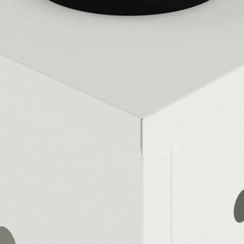 Solar LED Weg Licht 2 pcs Weiß Kalt gewalzter Stahl