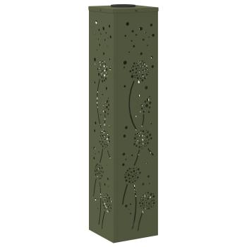 Solar LED Weg Licht 2 pcs Olive Grün Kalt gewalzter Stahl