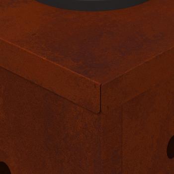 Solar LED Weg Licht 2 pcs Cortenstahl Cortenstahl