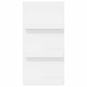 ARDEBO.de - Magazinregal mit Regal Weiß 51 x 11 x 102 cm Holzwerkstoff