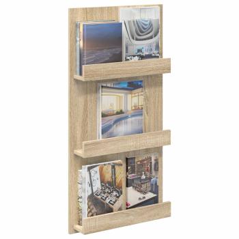 Magazinregal Sonoma-Eiche 51 x 11 x 102 cm Holzwerkstoff