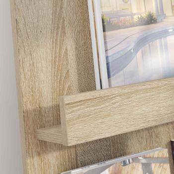 Magazinregal Sonoma-Eiche 51 x 11 x 102 cm Holzwerkstoff